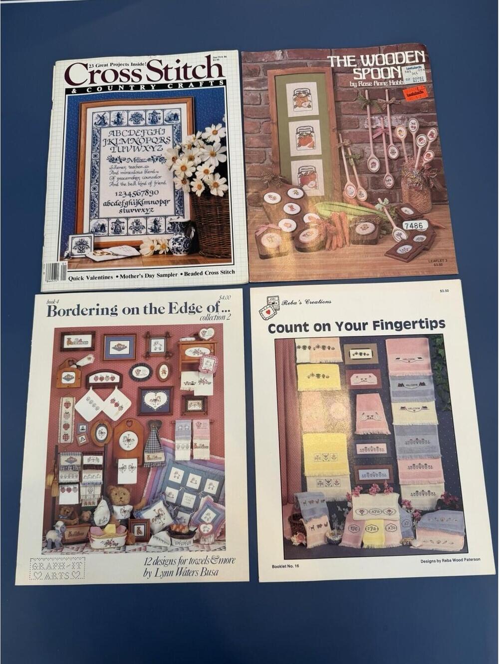 Lot Of 10 Crosstitch Booklets Southern Country Theme Various